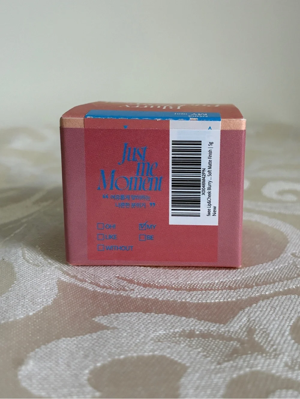 NIB Fwee Blurry Pudding Pot for Cheeks & Lips Shade ND04 My (Peachy Nude)